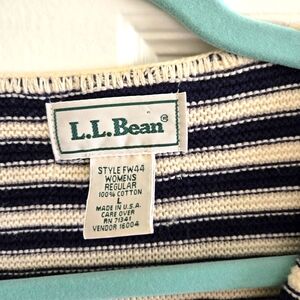LL Bean cardigan sweater. L